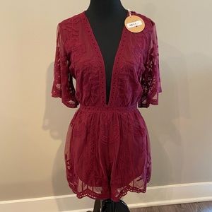 Unique flirty romper